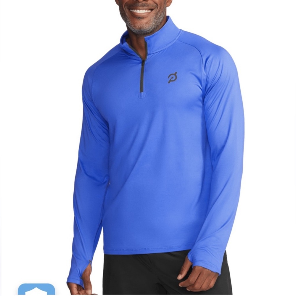 MENS Peloton Warm Up 1/4 Zip Long Sleeve